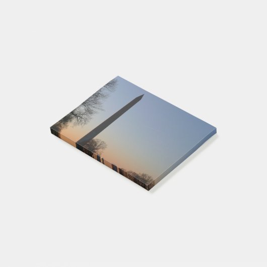 Post-it® Monument de Washington au coucher du soleil (Incliné)