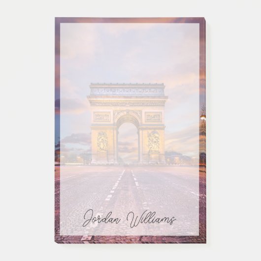 Post-it® Monuments | Arc de Triomphe, Paris France (Devant)