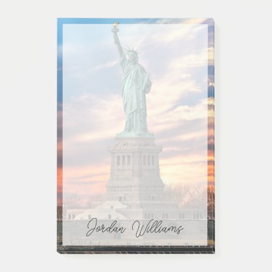 Post-it® Monuments | The Statue of Liberty (Devant)