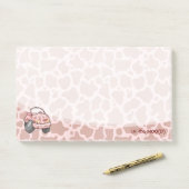 Post-it® Moo Car (Sur un bureau)
