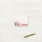 Post-it® Moo Car (Sur un bureau)