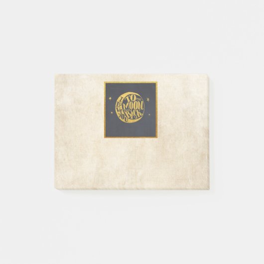 Post-it® Moon & Stars - Affectueux Dire (Devant)