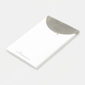 Post-it® Moon Stars Faux Gold Post-it Notes (Incliné)