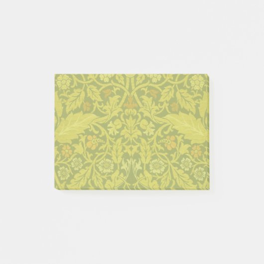 Post-it® Morris Acanthus Feuille Twining Stem Flowers Tapis (Devant)