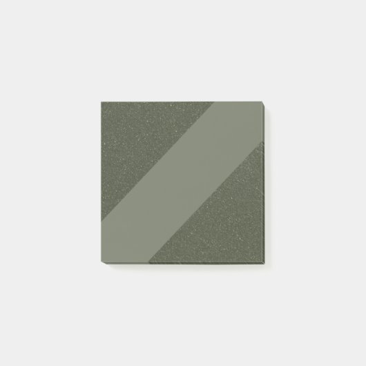 Post-it® Moss Green Modern Custom Notes (Devant)