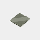 Post-it® Moss Green Modern Custom Notes (Incliné)