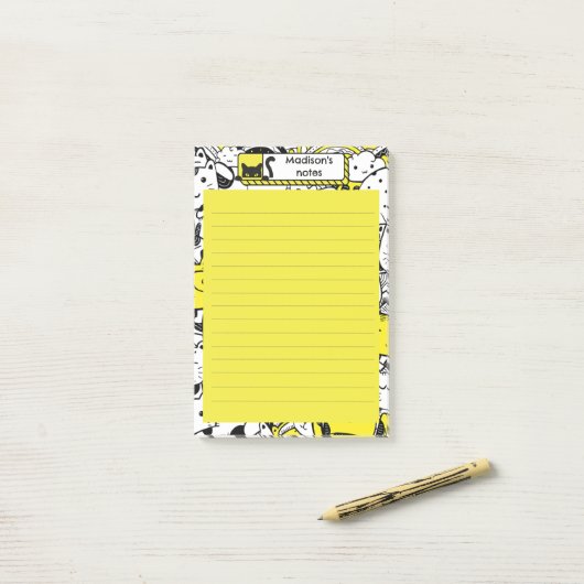 Post-it® Motif (Sur un bureau)