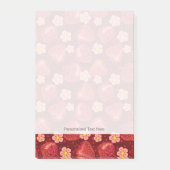 Post-it® Motif 2 2 de fraise (Devant)