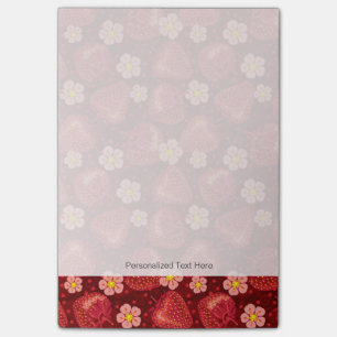 Post-it® Motif 2 2 de fraise