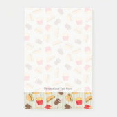 Post-it® Motif 2 d'aliments de préparation rapide (Devant)