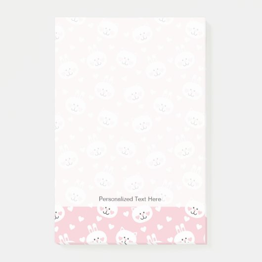 Post-it® Motif 2 d'amour (Devant)