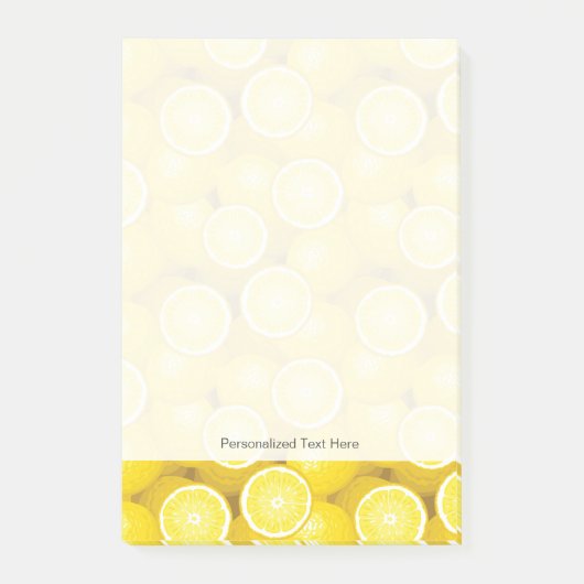 Post-it® Motif 2 de citron (Devant)