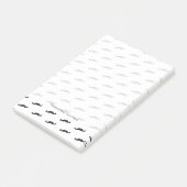 Post-it® Motif 2 de hippie de moustache (Incliné)