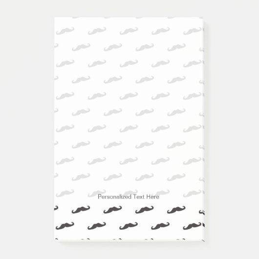 Post-it® Motif 2 de hippie de moustache (Devant)