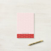 Post-it® Motif 2 de Valentine (Sur un bureau)
