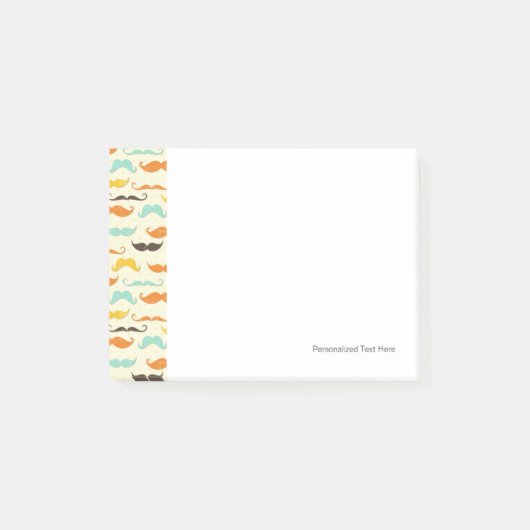 Post-it® Motif 3 de moustache (Devant)
