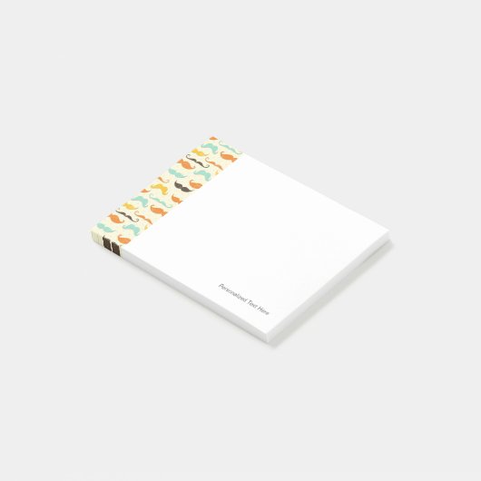 Post-it® Motif 3 de moustache (Incliné)