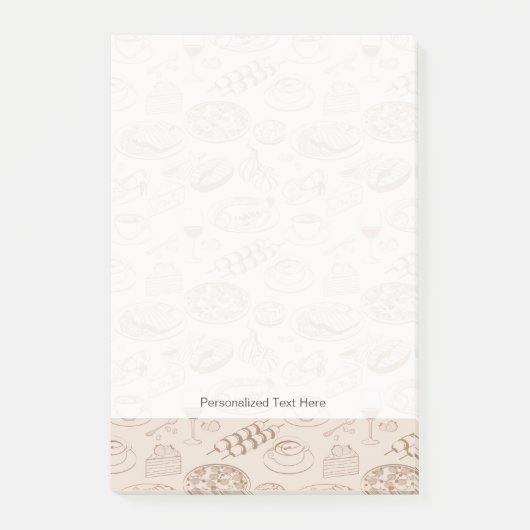 Post-it® Motif 3 de nourriture (Devant)