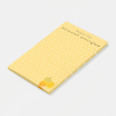 Post-it® Motif à points Polka blanc chute Feuilles Aspen pe (Incliné)