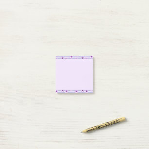 Post-it® Motif à rayures pastel avec des marguerites