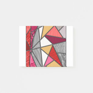 Post-it® Motif Abstrait à Rayures Arc-en-ciel