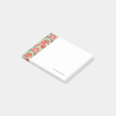 Post-it® Motif abstrait avec la tomate (Incliné)