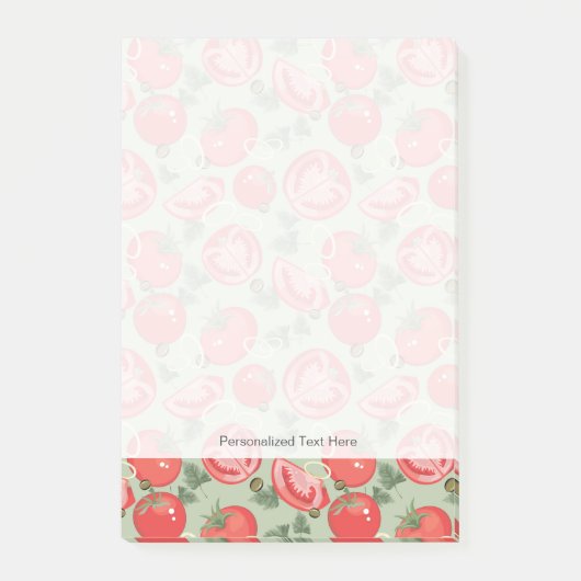 Post-it® Motif abstrait avec la tomate (Devant)