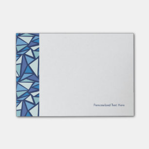 Post-it® Motif Abstrait de glace bleue