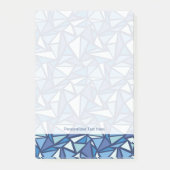 Post-it® Motif Abstrait de glace bleue (Devant)