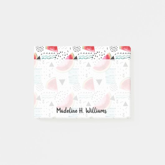 Post-it® Motif abstrait de pastèque (Devant)