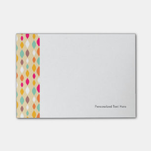 Post-it® motif abstrait de style rétro