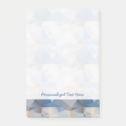 Post-it® Motif abstrait frais de triangle (Devant)