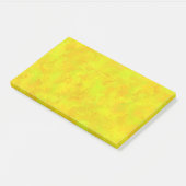 Post-it® Motif Abstrait Jaune Orange Vert (Incliné)