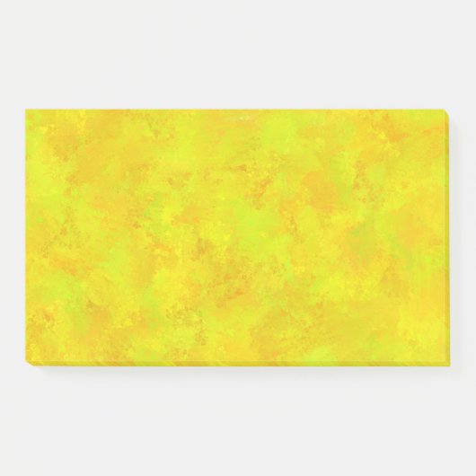 Post-it® Motif Abstrait Jaune Orange Vert (Devant)