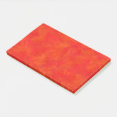 Post-it® Motif Abstrait Orange Rouge (Incliné)