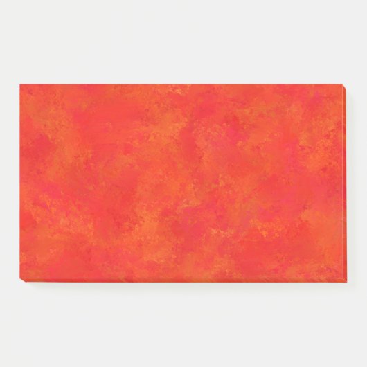 Post-it® Motif Abstrait Orange Rouge (Devant)