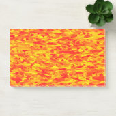 Post-it® Motif Abstrait orange rouge jaune (Bureau)