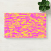 Post-it® Motif Abstrait rose jaune orange (Bureau)