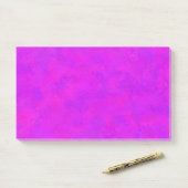 Post-it® Motif Abstrait Rose Violet (Sur un bureau)