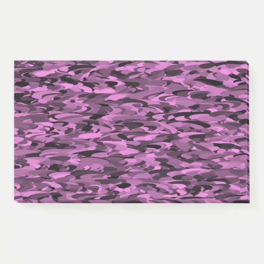 Post-it® Motif Abstrait Violet Noir (Devant)