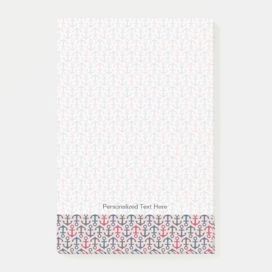Post-it® motif Ancre (Devant)