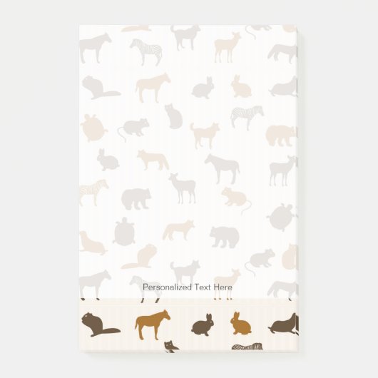 Post-it® Motif animal 1 (Devant)