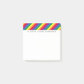 Post-it® Motif arc-en-ciel diagonal (Devant)