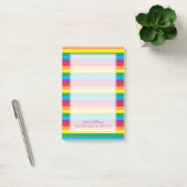 Post-it® Motif arc-en-ciel simple (Bureau)