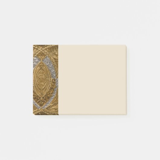 Post-it® Motif Art Déco Argent Et Or (Devant)