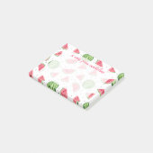 Post-it® Motif au néon de pastèques d'aquarelle (Incliné)