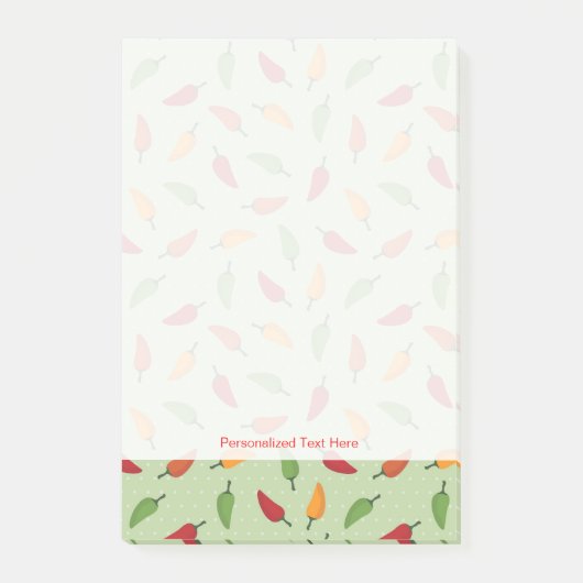 Post-it® motif au piment (Devant)