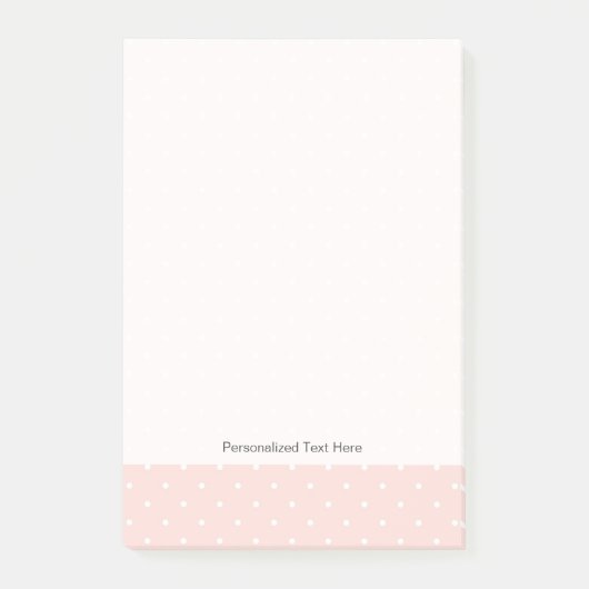 Post-it® Motif aux pois blancs 2 (Devant)