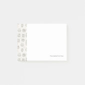 Post-it® Motif avec chouettes (Devant)