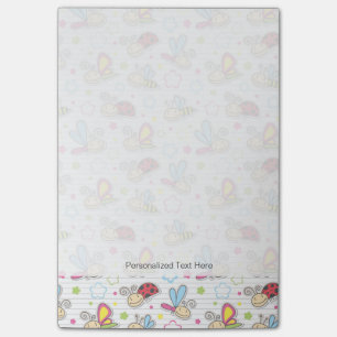 Post-it® motif avec des insectes